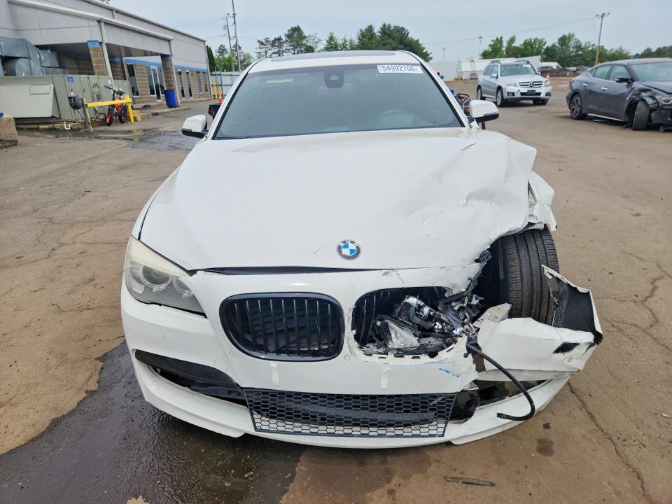 2014 BMW 7er VIN WBAYF8C56ED141806 COPART salvage auction — FRONT END, Ct - Cert Of Title-Salvage, sold $2,350 on 2026-08-04 (photo 5)