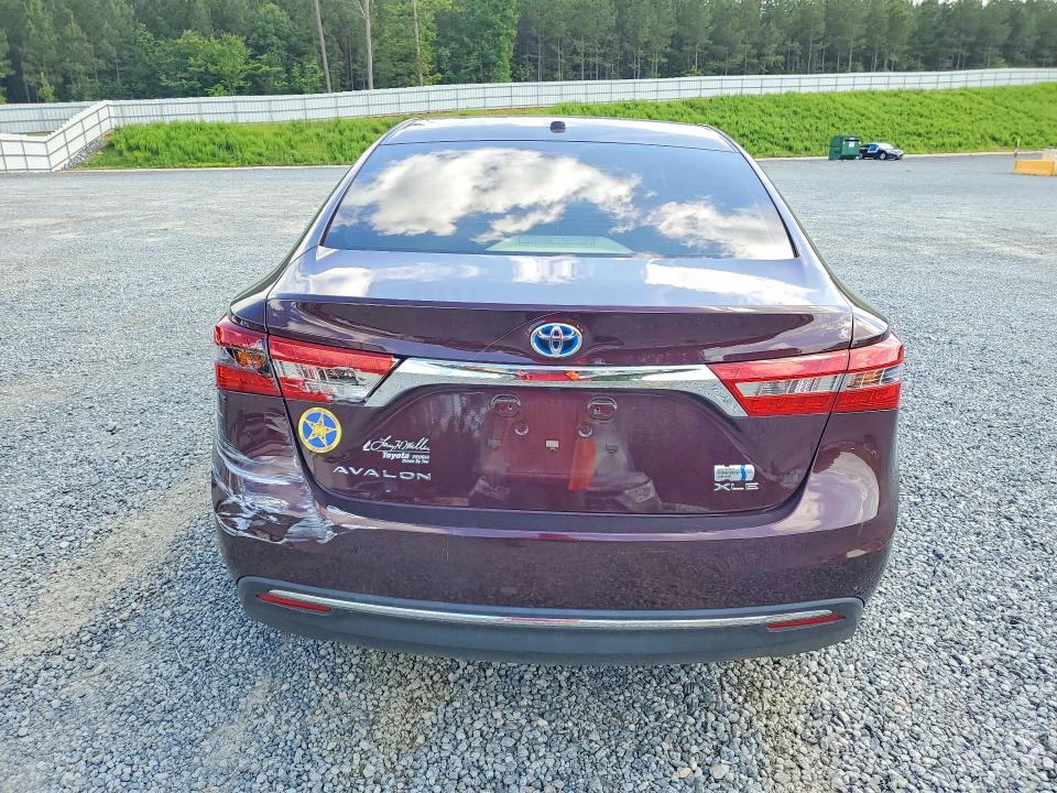 2018 Toyota Avalon VIN 4T1BD1EB4JU063251 COPART salvage auction — FRONT END, Nc - Salvage Certificate Of Title, sold $4,250 on 2026-07-02 (photo 6)