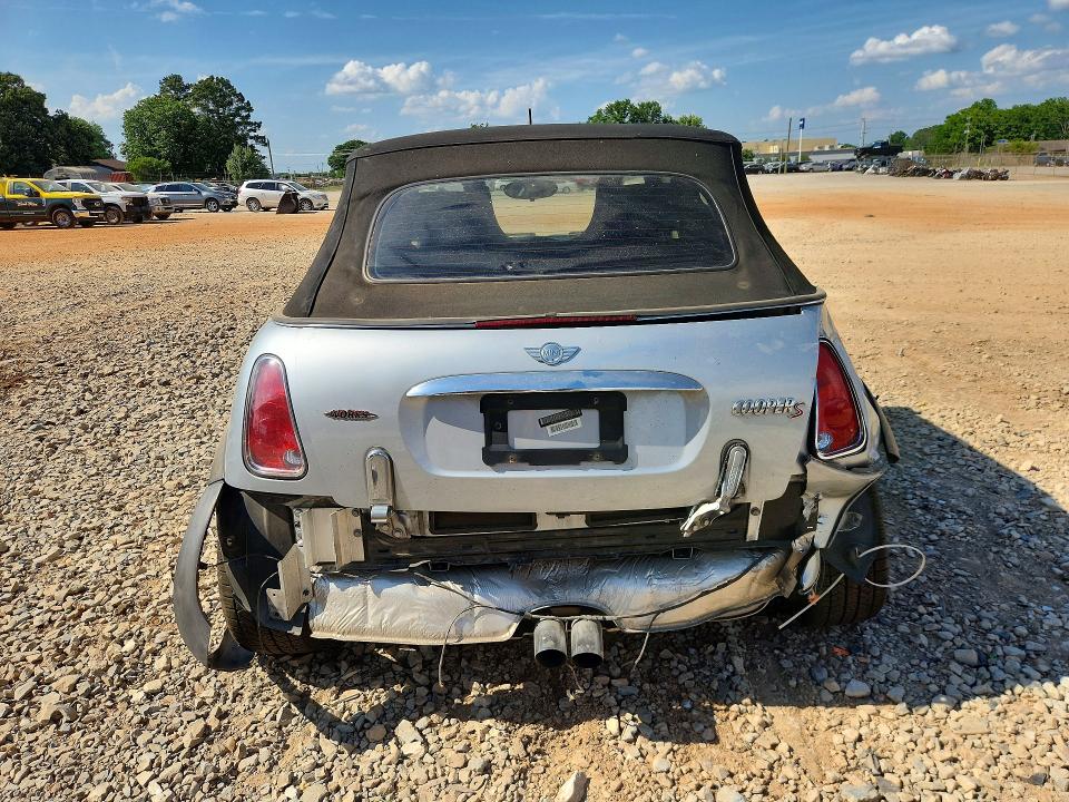 2006 Mini Cooper VIN WMWRH33516TF86563 COPART salvage auction — REAR END, Al - Cert Of Title-Salvage Title, sold $300 on 2026-07-15 (photo 6)