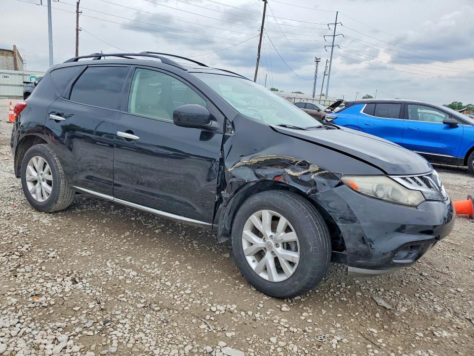 2011 Nissan Murano VIN JN8AZ1MW8BW159058 COPART salvage auction — FRONT END, Oh - Cert Of Title-Salvage, sold $925 on 2026-07-24 (photo 4)