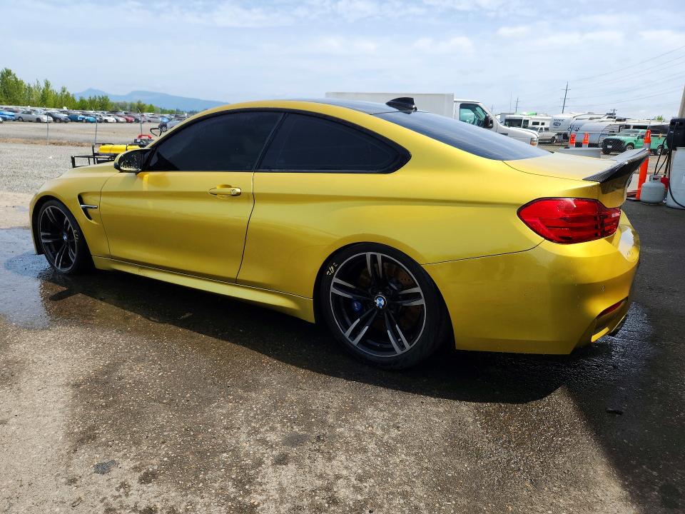 2015 BMW M4 VIN WBS3R9C59FK332085 COPART salvage auction — UNDERCARRIAGE, OR - SALVAGE TITLE CERTIFICATE, sold $13,800 on 2026-08-28 (photo 2)