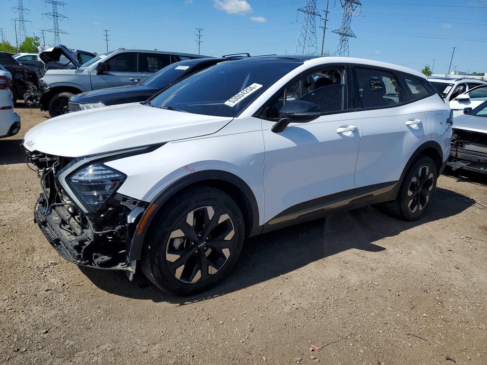 2024 Kia Sportage VIN 5XYK6CDF0RG157686 COPART salvage auction — FRONT END, Il - Salvage Certificate, sold $5,300 on 2026-07-02 (photo 1)