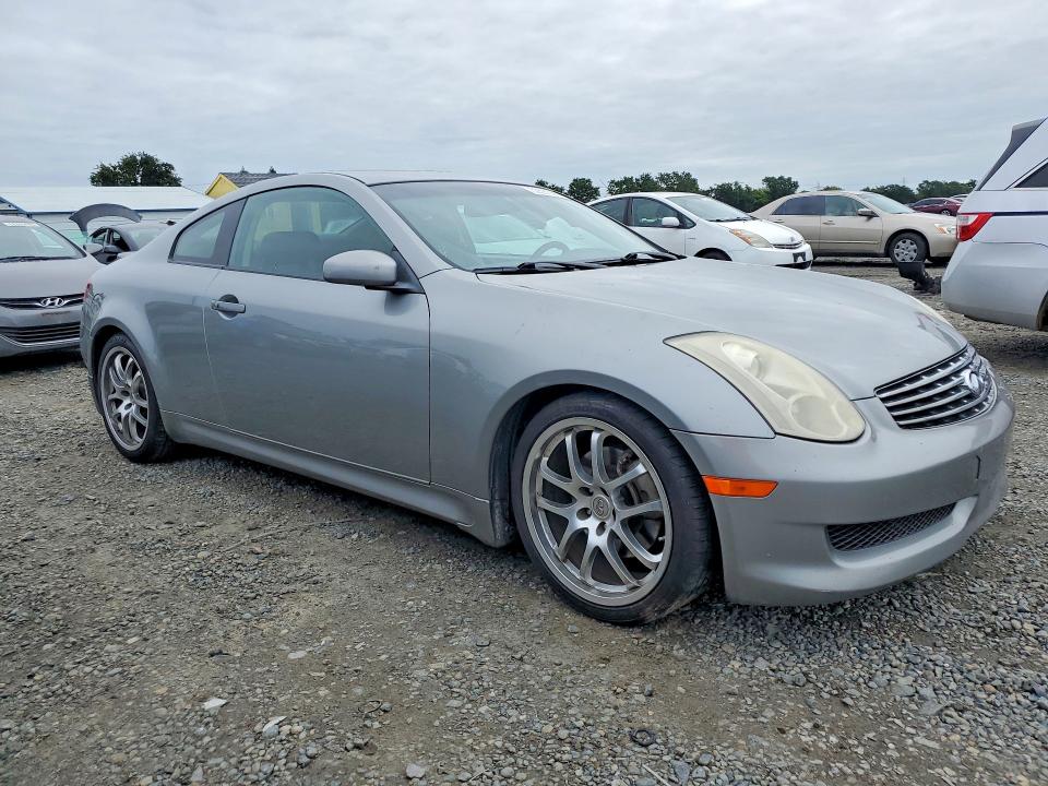 2006 Infiniti G35 VIN JNKCV54E36M718742 COPART salvage auction — FRONT END, Ca - Salvage Certificate, sold $425 on 2026-07-16 (photo 4)