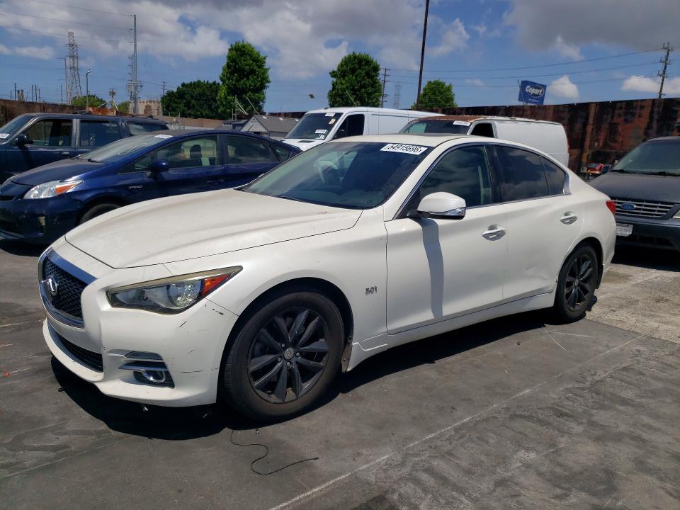2016 Infiniti Q50 VIN JN1EV7AP0GM303412 COPART salvage auction — MECHANICAL, Ca - Dis/Dlr/Exp Only Clean Title, sold $2,450 on 2026-07-15 (photo 1)