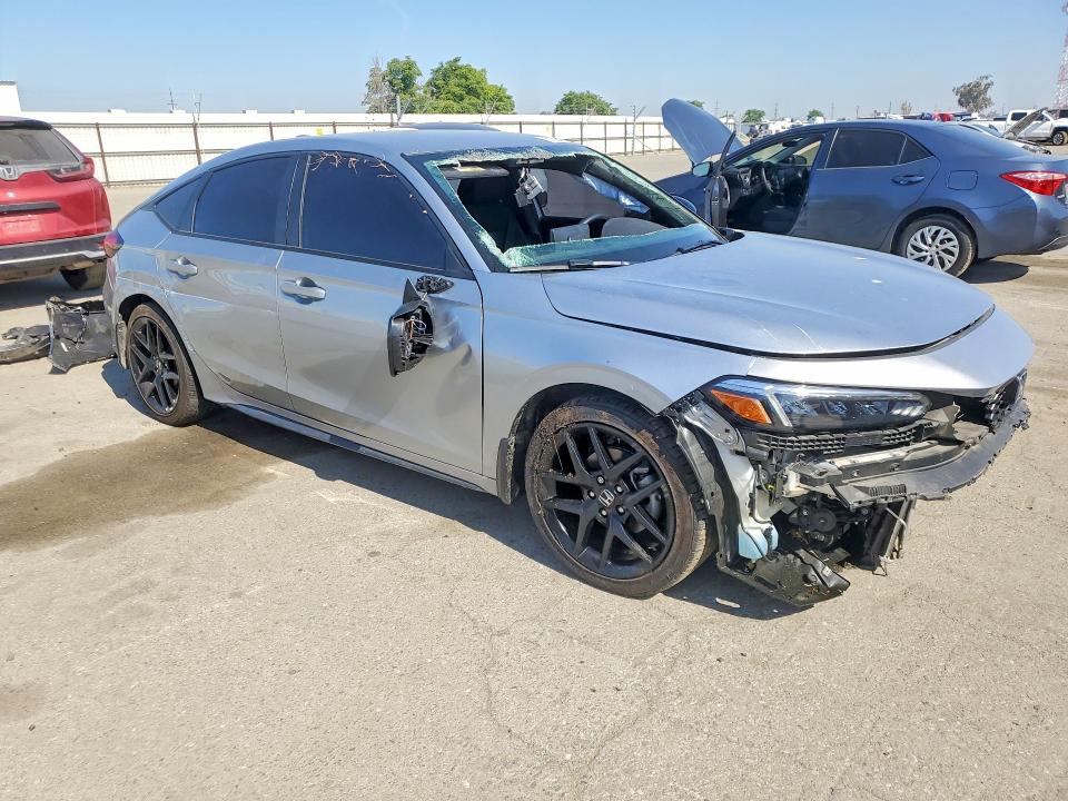 2025 Honda Civic VIN 19XFL2H82SE004276 COPART salvage auction — SIDE, Ca - Salvage Certificate, sold $3,600 on 2026-07-06 (photo 4)