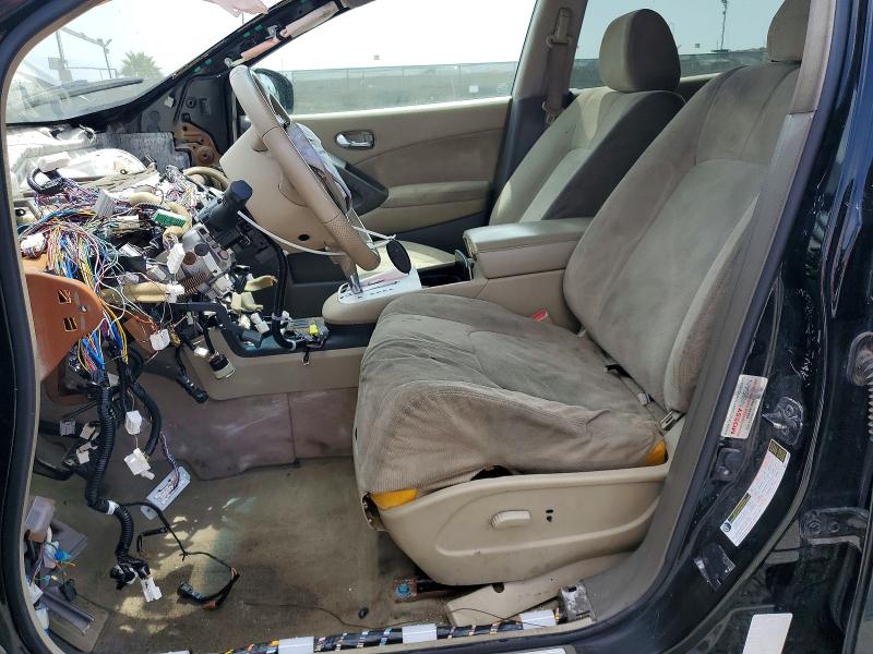 2010 Nissan Murano VIN JN8AZ1MU7AW012128 COPART salvage auction — VANDALISM, Ca - Salvage Certificate, sold $200 on 2026-07-31 (photo 7)
