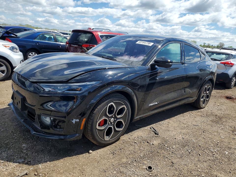 2022 Ford Mustang VIN 3FMTK4SE3NMA25238 COPART salvage auction — SIDE, Il - Salvage Certificate, sold $9,200 on 2026-07-02 (photo 1)