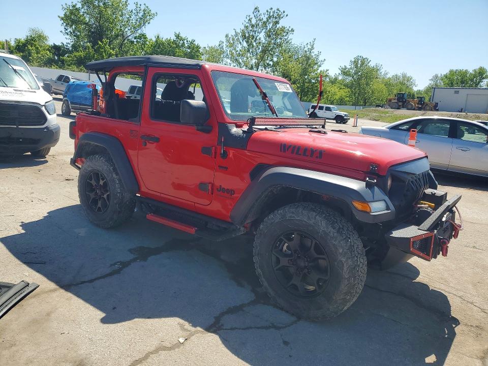 2020 Jeep Wrangler / VIN 1C4GJXAN7LW278586 COPART salvage auction — WATER/FLOOD, Mo - Salvage Certificate Of Title, sold $6,500 on 2026-07-10 (photo 4)