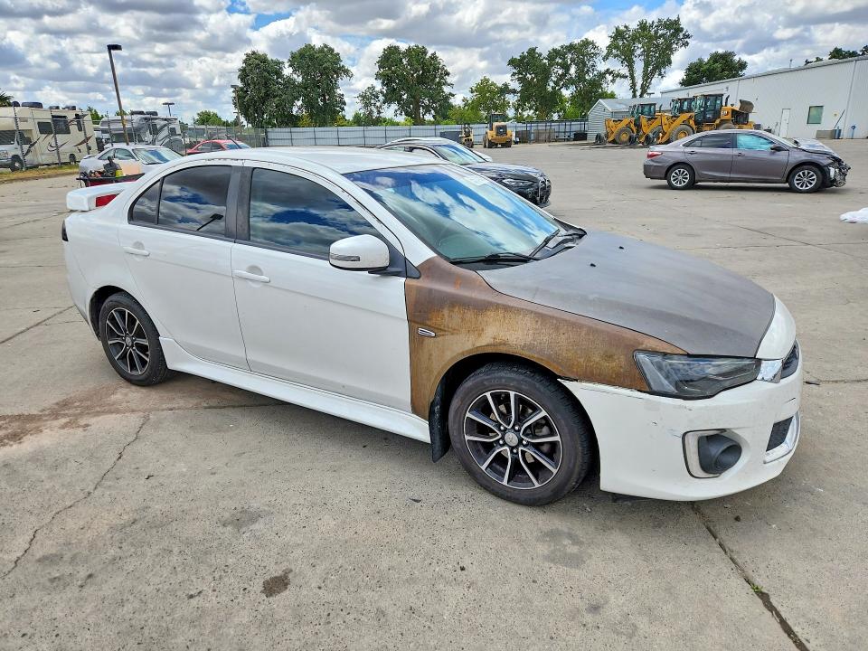 2017 Mitsubishi Lancer VIN JA32U2FU7HU002690 COPART salvage auction — REAR END, Ca - Salvage Certificate, sold $1,300 on 2026-07-06 (photo 4)