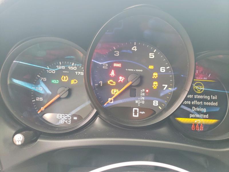 2021 Porsche Macan VIN WP1AA2A53MLB04301 COPART salvage auction — WATER/FLOOD, Mi - Cert Of Title-Salvage Flood, sold $13,000 on 2026-07-07 (photo 9)