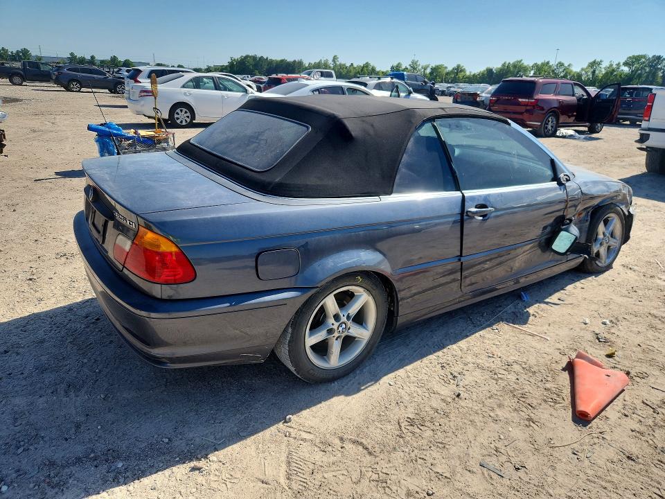 2002 BMW 3 series VIN WBABS33422JY59376 COPART salvage auction — SIDE, Tx - Salvage Vehicle Title, sold $525 on 2026-07-02 (photo 3)