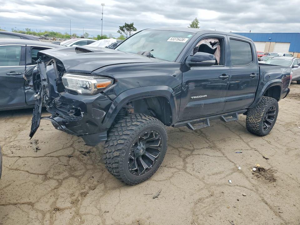 2020 Toyota Tacoma VIN 5TFCZ5AN5LX223964 COPART salvage auction — FRONT END, Mi - Certificate Of Title, sold $10,600 on 2026-07-10 (photo 1)