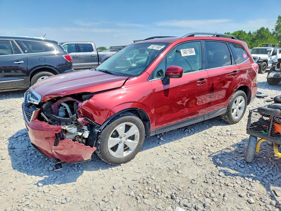 2015 Subaru Forester VIN JF2SJAHC6FH528356 COPART salvage auction — FRONT END, MI - CERTIFICATE OF TITLE, sold $3,000 on 2026-07-30 (photo 1)