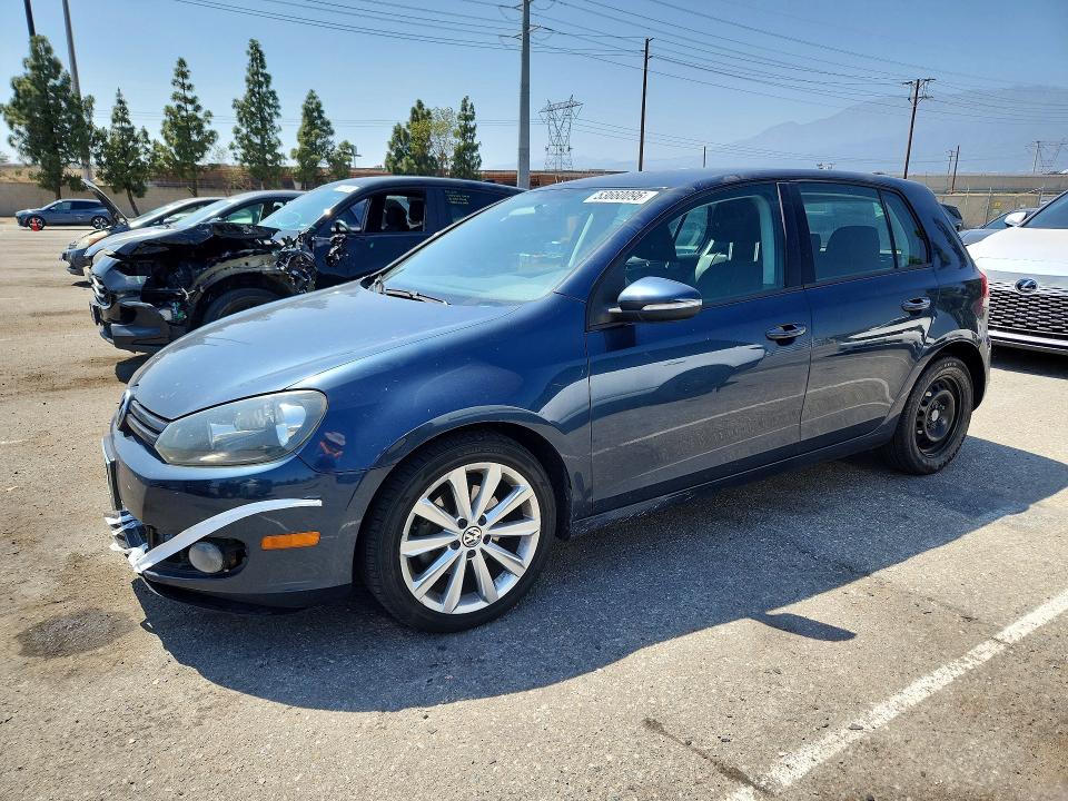 2013 Volkswagen Golf VIN WVWDM7AJ7DW125506 — COPART salvage auction photo