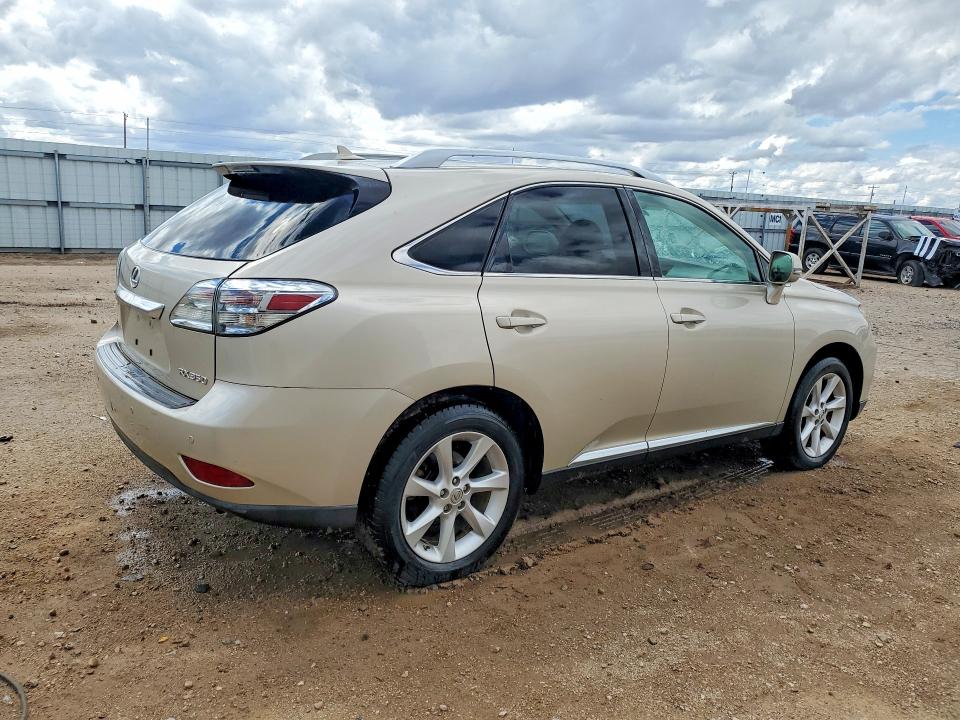 2011 Lexus Rx VIN 2T2ZK1BA3BC047668 COPART salvage auction — MINOR DENT/SCRATCHES, Tx - Certificate Of Title, sold $5,800 on 2026-07-09 (photo 3)