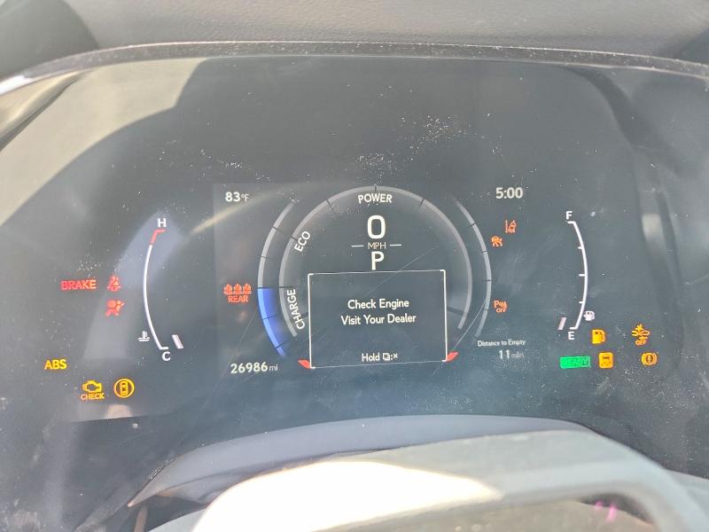 2023 Lexus Rx VIN 2T2BCMEA3PC007349 COPART salvage auction — FRONT END, Ca - Salvage Certificate, sold $29,500 on 2026-07-20 (photo 9)