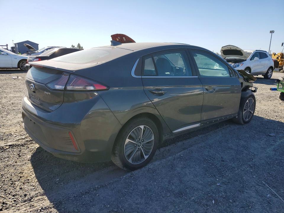 2022 Hyundai Ioniq VIN KMHC75LD9NU274183 COPART salvage auction — FRONT END, Ca - Salvage Certificate, sold $3,350 on 2026-07-07 (photo 3)