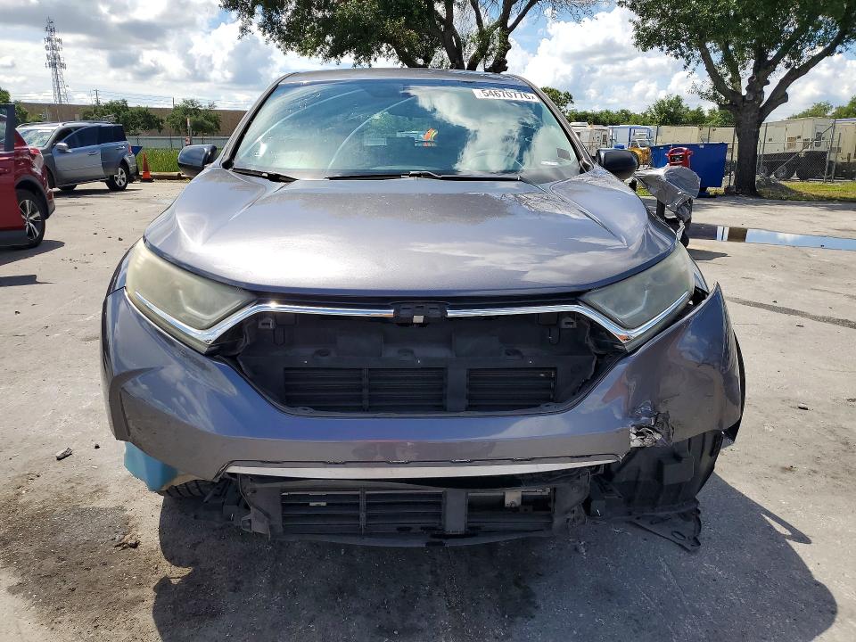 2019 Honda VIN 2HKRW5H33KH404269 COPART salvage auction — FRONT END, FL - CERT OF TITLE SLVG REBUILDABLE, sold $6,800 on 2026-07-02 (photo 5)