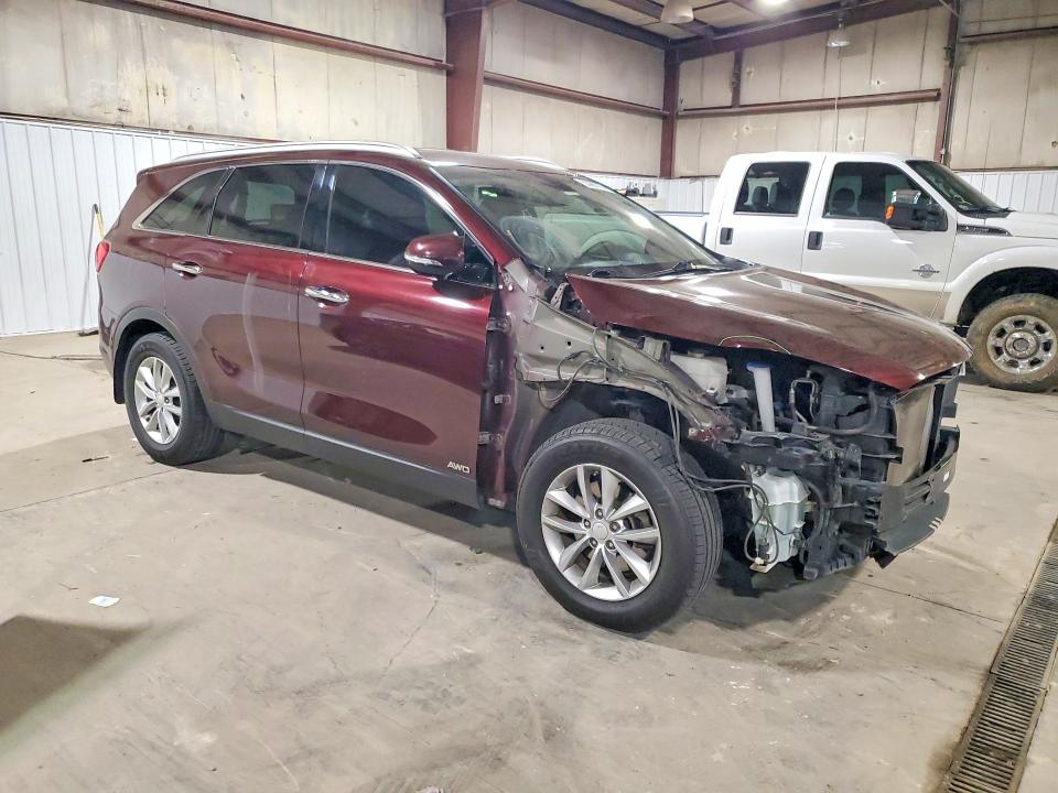 2018 Kia Sorento VIN 5XYPGDA39JG396256 COPART salvage auction — FRONT END, Il - Salvage Certificate, sold $3,650 on 2026-07-08 (photo 4)