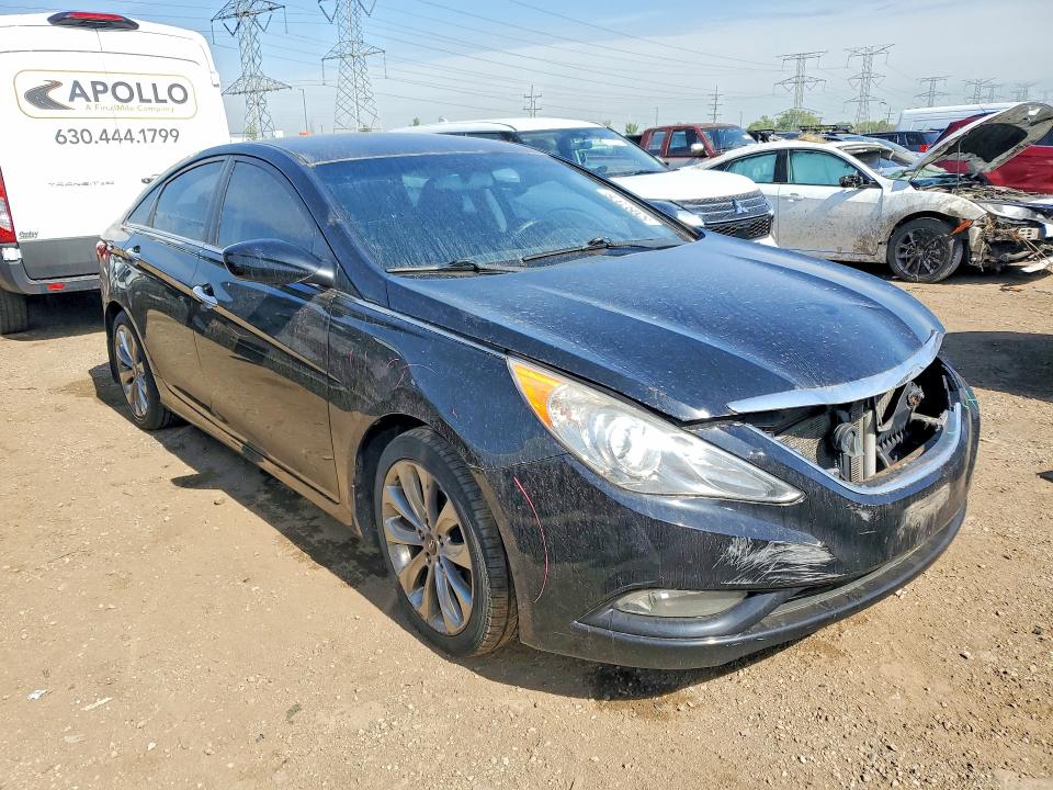 2012 Hyundai VIN 5NPEC4AB2CH354436 COPART salvage auction — FRONT END, Il - Salvage Certificate, sold $675 on 2026-07-30 (photo 4)