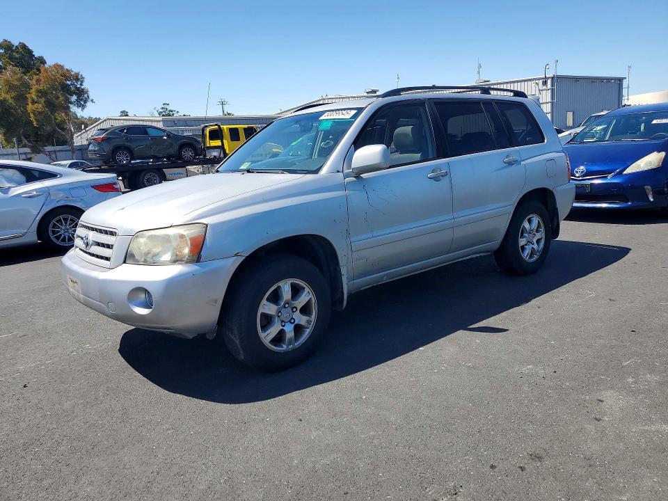 2007 Toyota Highlander VIN JTEEP21A270206687 COPART salvage auction — MINOR DENT/SCRATCHES, MD - CERTIFICATE OF TITLE, sold $575 on 2026-07-27 (photo 1)