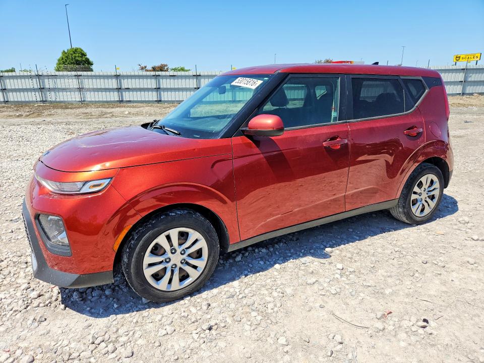 2021 Kia Soul VIN KNDJ23AU4M7741377 COPART salvage auction — HAIL, Mo - Salvage Certificate Of Title, sold $2,100 on 2026-07-27 (photo 1)