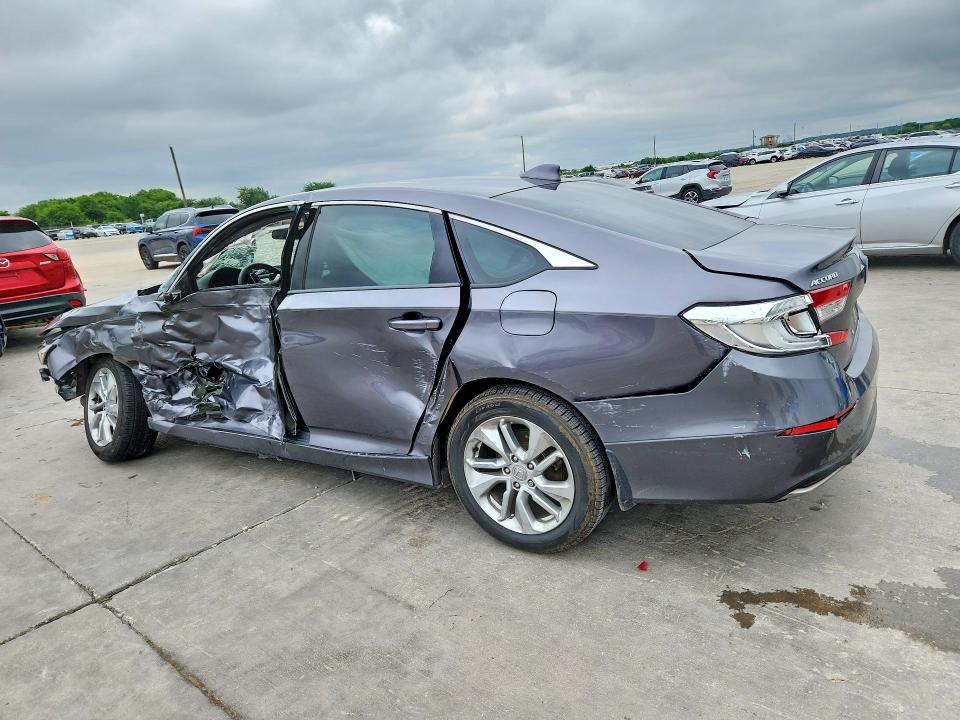 2018 Honda Accord VIN 1HGCV1F14JA258345 COPART salvage auction — SIDE, Tx - Nonrepairable Title, sold $1,550 on 2026-07-09 (photo 2)