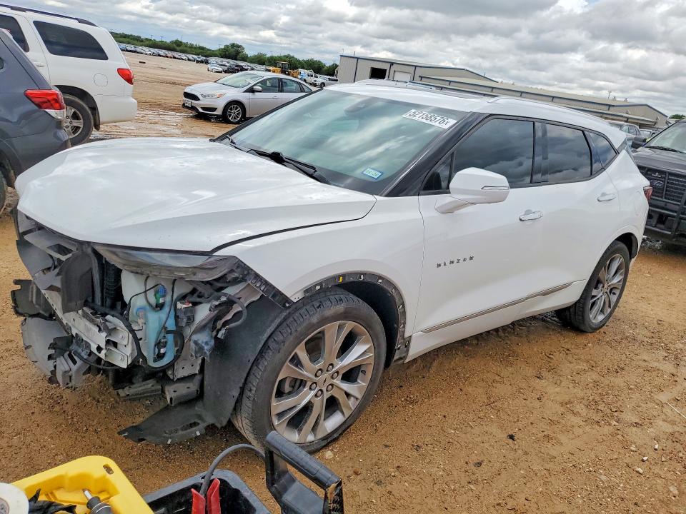 2019 Chevrolet Blazer VIN 3GNKBFRS2KS579215 COPART salvage auction — FRONT END, Tx - Salvage Vehicle Title, sold $4,500 on 2026-07-09 (photo 1)