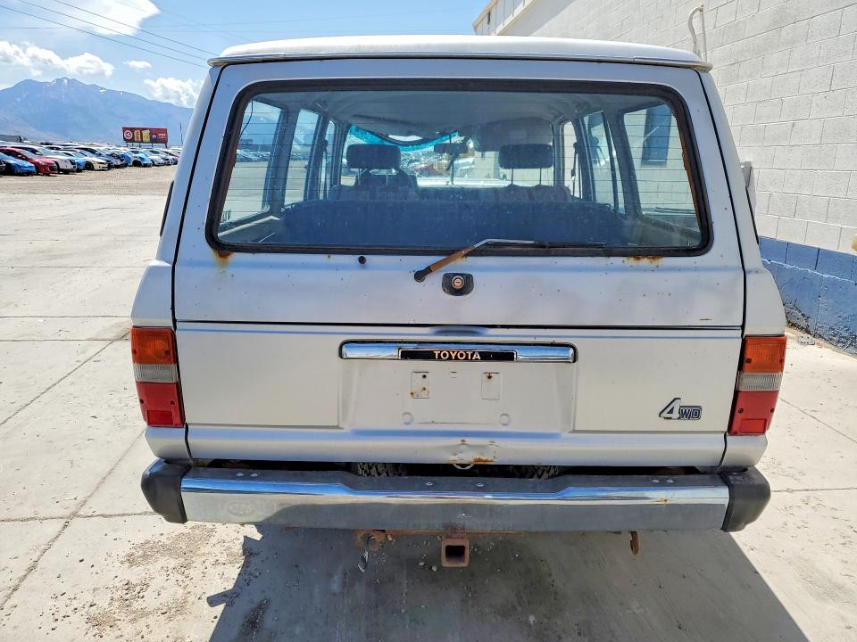 1986 Toyota VIN JT3FJ60G4G1134610 COPART salvage auction — ALL OVER, Ut - Salvage Certificate, sold $750 on 2026-07-20 (photo 6)