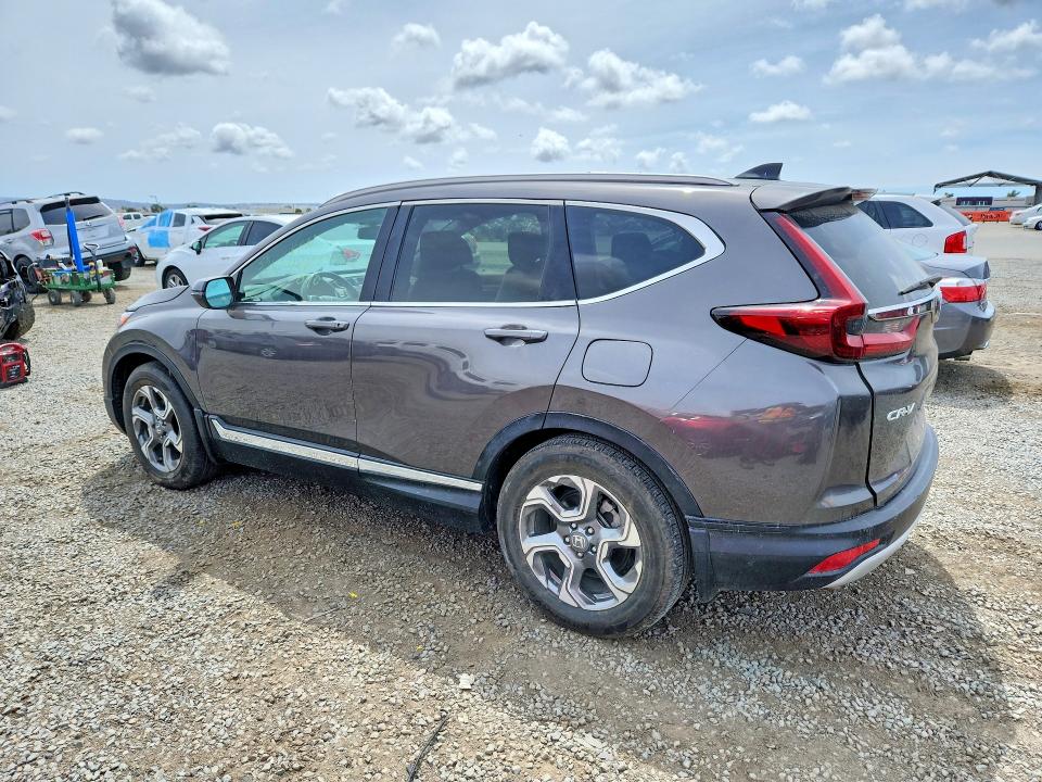 2019 Honda Cr-v VIN 5J6RW1H83KA000040 COPART salvage auction — VANDALISM, Ca - Certificate Of Title, sold $7,800 on 2026-07-02 (photo 2)