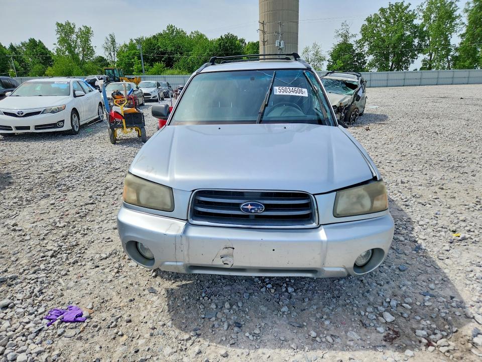 2004 Subaru Forester VIN JF1SG65624H713984 COPART salvage auction — FRONT END, MI - CERTIFICATE OF TITLE, sold $350 on 2026-07-02 (photo 5)
