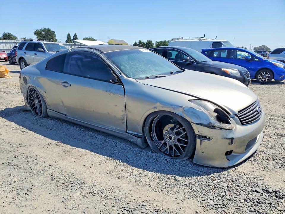2004 Infiniti G35 VIN JNKCV54E34M820040 COPART salvage auction — REAR END, Ca - Salvage Certificate, sold $1,000 on 2026-07-07 (photo 4)