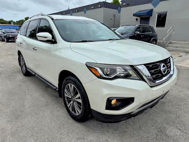 2017 Nissan Pathfinder sv VIN 5N1DR2MM1HC627750 COPART salvage auction — WATER/FLOOD, Fl - Certificate Of Destruction (P), sold $4,900 on 2026-07-09 (photo 4)