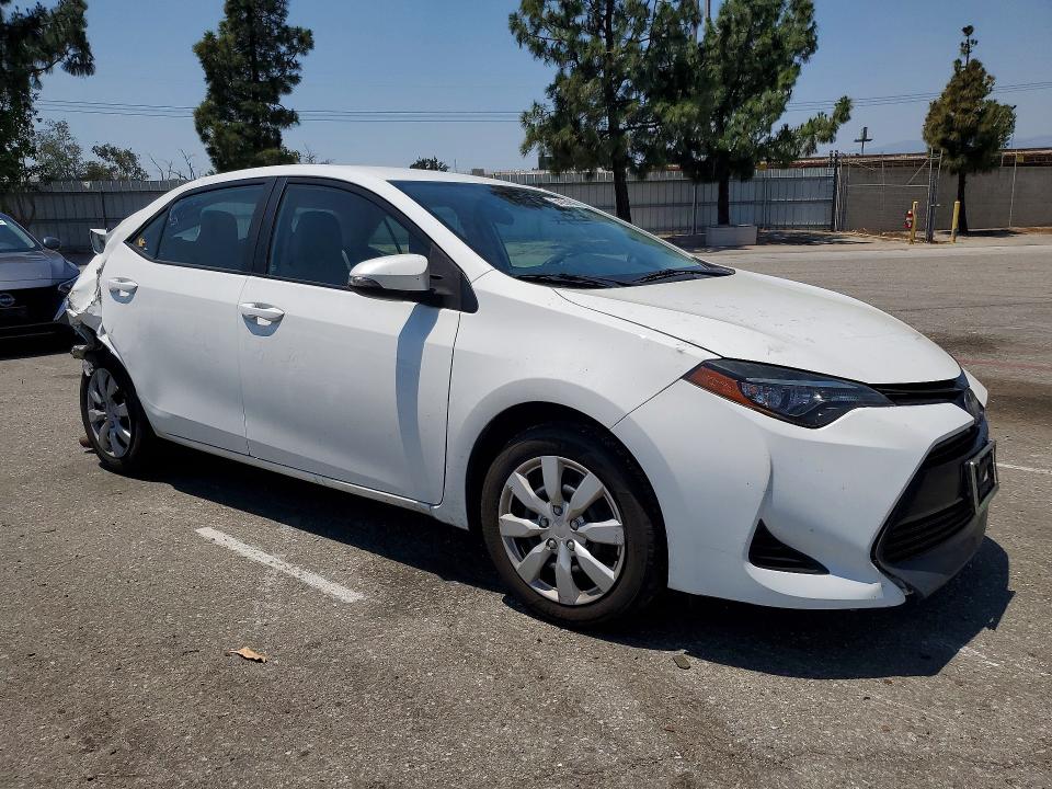2017 Toyota Corolla VIN 5YFBURHE2HP653139 COPART salvage auction — REAR END, Ca - Salvage Certificate, sold $1,900 on 2026-07-28 (photo 4)