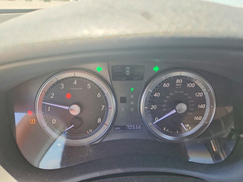 2011 Lexus ES VIN JTHBK1EG3B2461262 COPART salvage auction — FRONT END, Ca - Salvage Certificate, sold $1,300 on 2026-07-27 (photo 9)