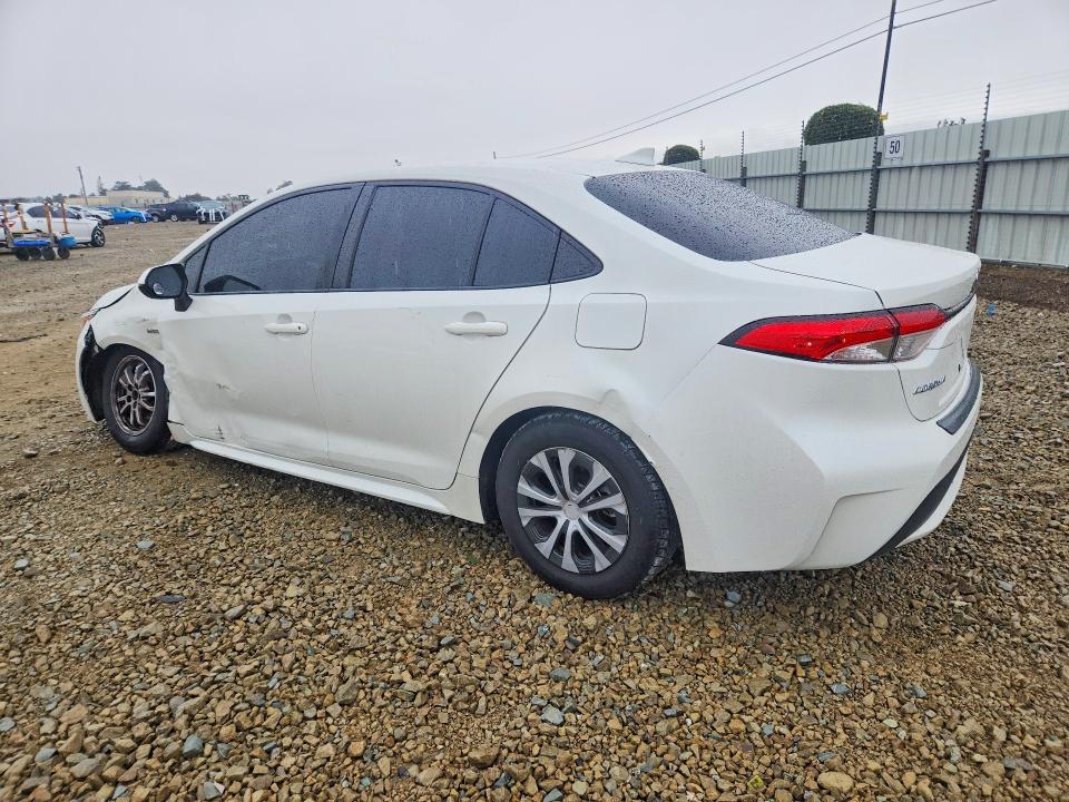 2021 Toyota Corolla VIN JTDEAMDE0MJ015498 COPART salvage auction — SIDE, Ca - Salvage Certificate, sold $5,100 on 2026-07-07 (photo 2)