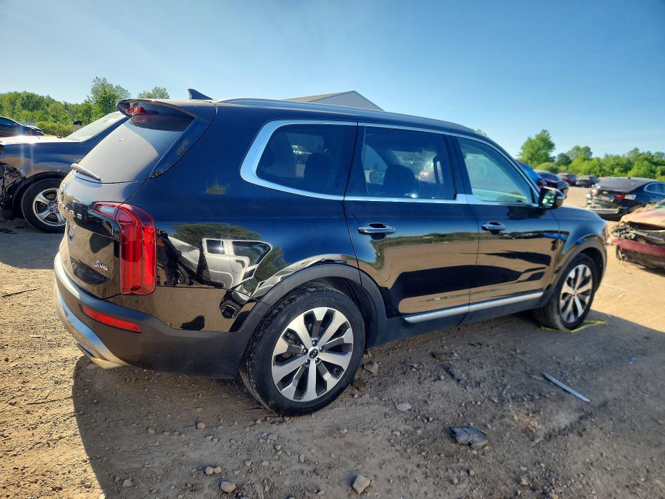 2021 Kia Telluride VIN 5XYP6DHC3MG186314 COPART salvage auction — REAR END, Oh - Cert Of Title-Salvage, sold $5,300 on 2026-07-30 (photo 3)