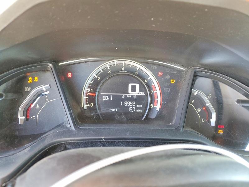2018 Honda Civic VIN SHHFK7G41JU201915 COPART salvage auction — REAR END, Ca - Salvage Certificate, sold $1,100 on 2026-07-22 (photo 9)