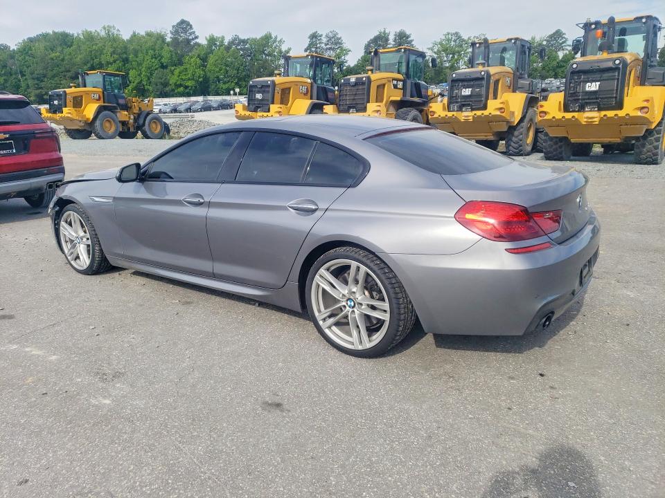 2016 BMW 6er VIN WBA6D0C58GD927883 COPART salvage auction — FRONT END, NC - SALVAGE CERTIFICATE OF TITLE, sold $7,600 on 2026-07-02 (photo 2)