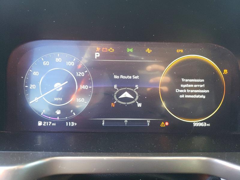 2023 Kia Sorento VIN 5XYRK4LF5PG176765 COPART salvage auction — FRONT END, Tx - Salvage Vehicle Title, sold $5,400 on 2026-07-09 (photo 9)