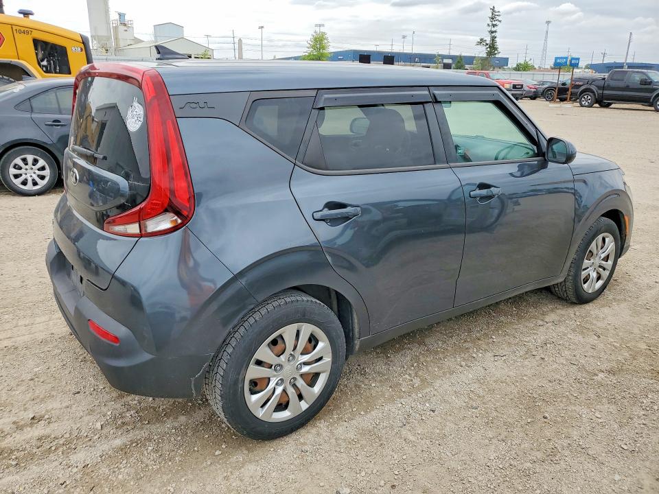2020 Kia Soul VIN KNDJ23AU3L7090452 COPART salvage auction — HAIL, Ia - Cert Of Title-Salvage Title, sold $3,650 on 2026-07-08 (photo 3)