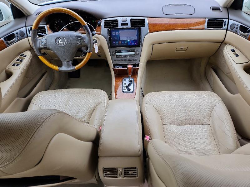 2006 Lexus ES VIN JTHBA30G265151257 COPART salvage auction — FRONT END, Md - Cert Of Salvage > 75% Damage, sold $125 on 2026-07-21 (photo 8)