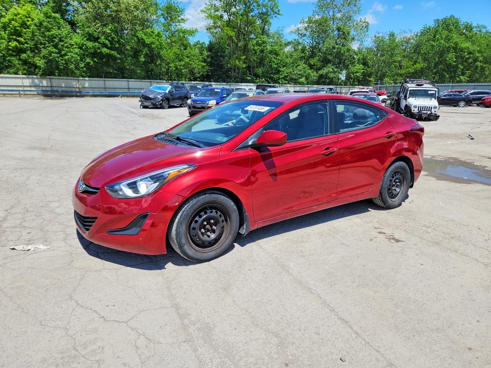 2016 Hyundai Elantra VIN 5NPDH4AE4GH680445 COPART salvage auction — SIDE, Pa - Certificate Of Salvage, sold $2,050 on 2026-07-02 (photo 1)