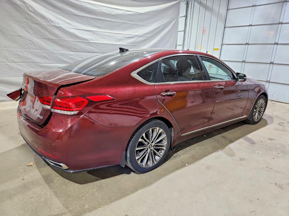 2015 Hyundai VIN KMHGN4JE8FU037876 COPART salvage auction — REAR END, Nh - Cert Of Title-Salvage, sold $500 on 2026-07-21 (photo 3)