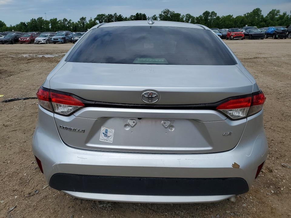 2021 Toyota Corolla VIN JTDEPMAE1MJ141548 COPART salvage auction — FRONT END, Tx - Salvage Vehicle Title, sold $4,200 on 2026-07-10 (photo 6)