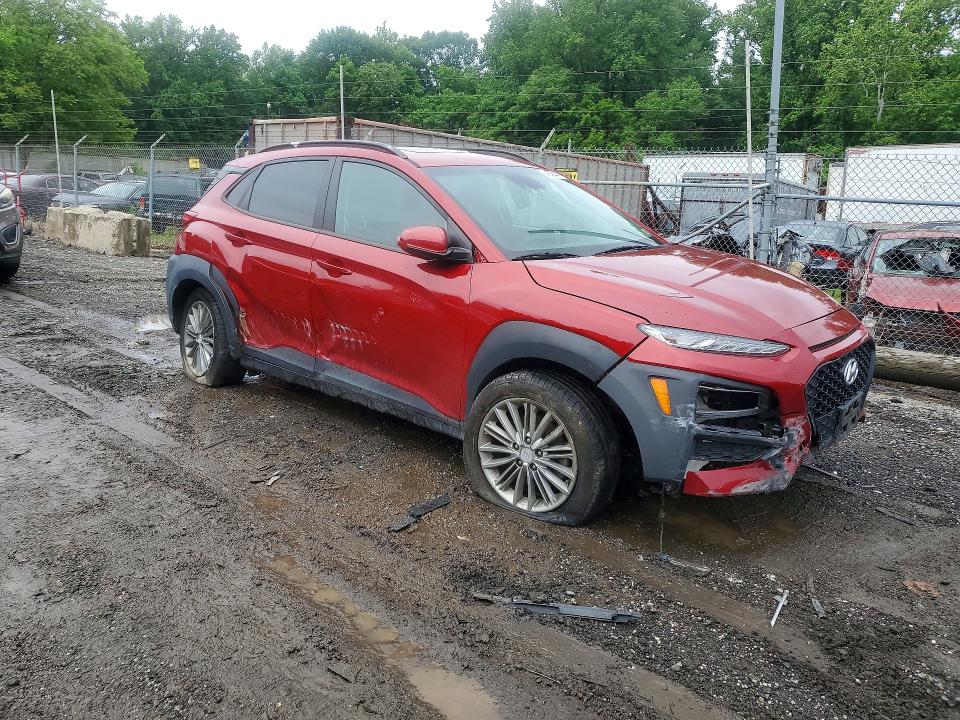 2020 Hyundai Kona VIN KM8K6CAA7LU526232 COPART salvage auction — SIDE, Md - Cert Of Salvage > 75% Damage, sold $2,550 on 2026-07-07 (photo 4)