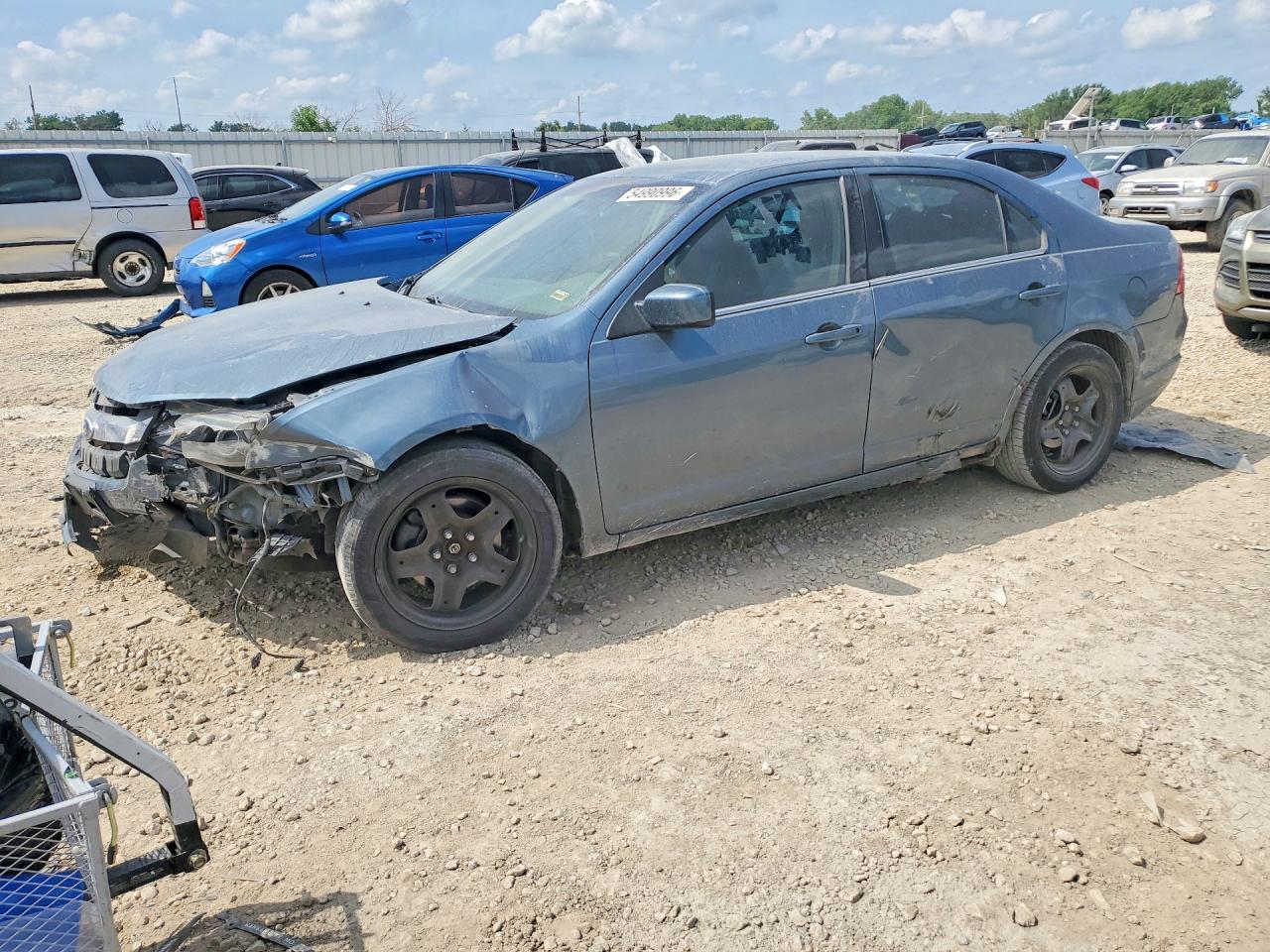 2011 Ford Fusion VIN 3FAHP0HA5BR315221 COPART salvage auction — Front End, MO - SALVAGE CERTIFICATE OF TITLE, sold $425 on 2026-06-25 (photo 1)