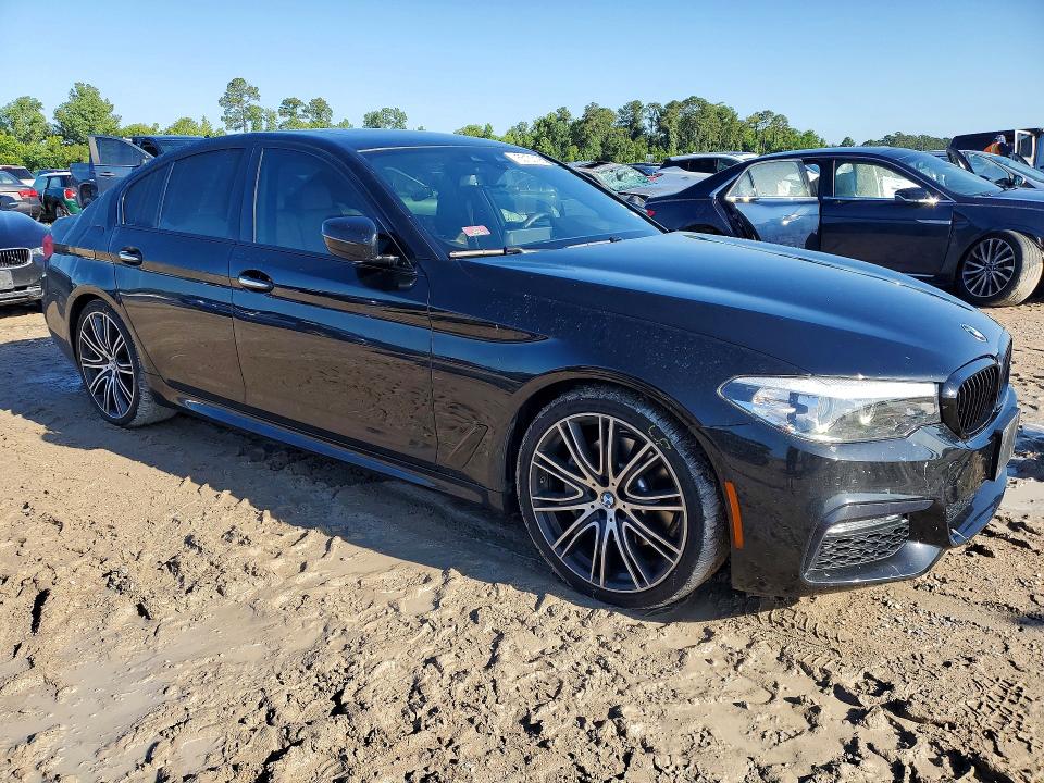 2018 BMW 5er VIN WBAJE5C58JWA94346 COPART salvage auction — WATER/FLOOD, Tx - Salvage Title-Flood Damage, sold $150 on 2026-07-24 (photo 4)