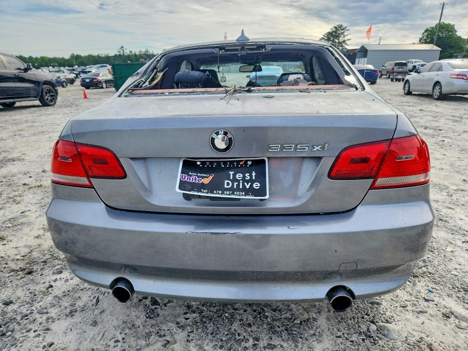 2008 BMW 3er VIN WBAWC73548E066368 COPART salvage auction — ROOF, GA - CERT OF TITLE-SALVAGE, sold $300 on 2026-07-06 (photo 6)