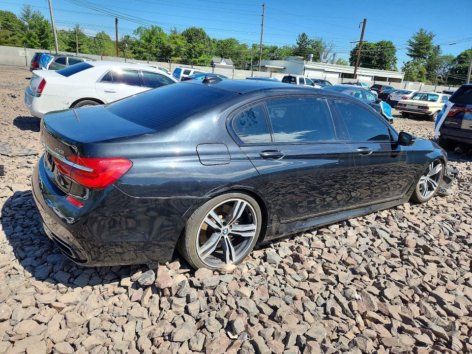 2016 BMW 7er VIN WBA7F0C51GGM20854 COPART salvage auction — FRONT END, Pa - Certificate Of Salvage, sold $4,800 on 2026-07-27 (photo 3)
